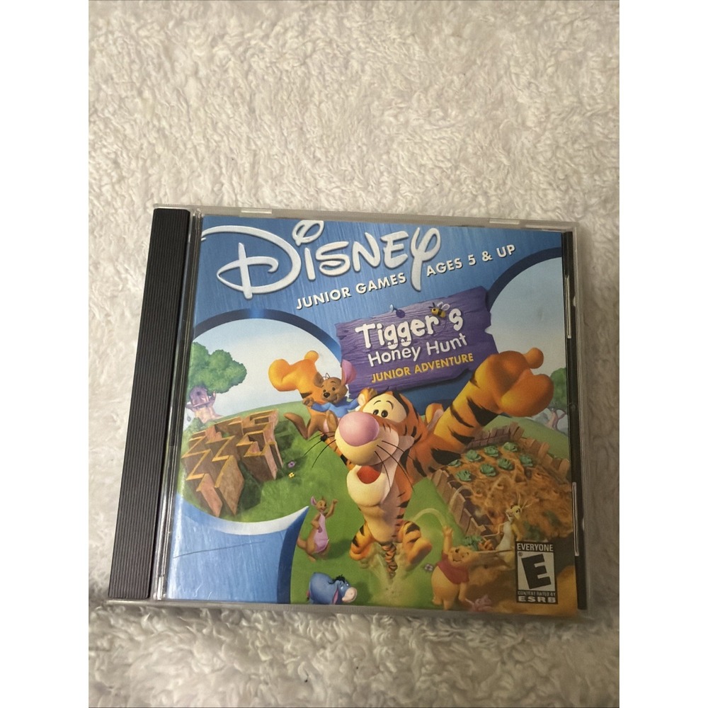 Disneys Tigger's Honey Hunt Junior Adventure PC CD ROM VTG Winnie The Pooh Game
